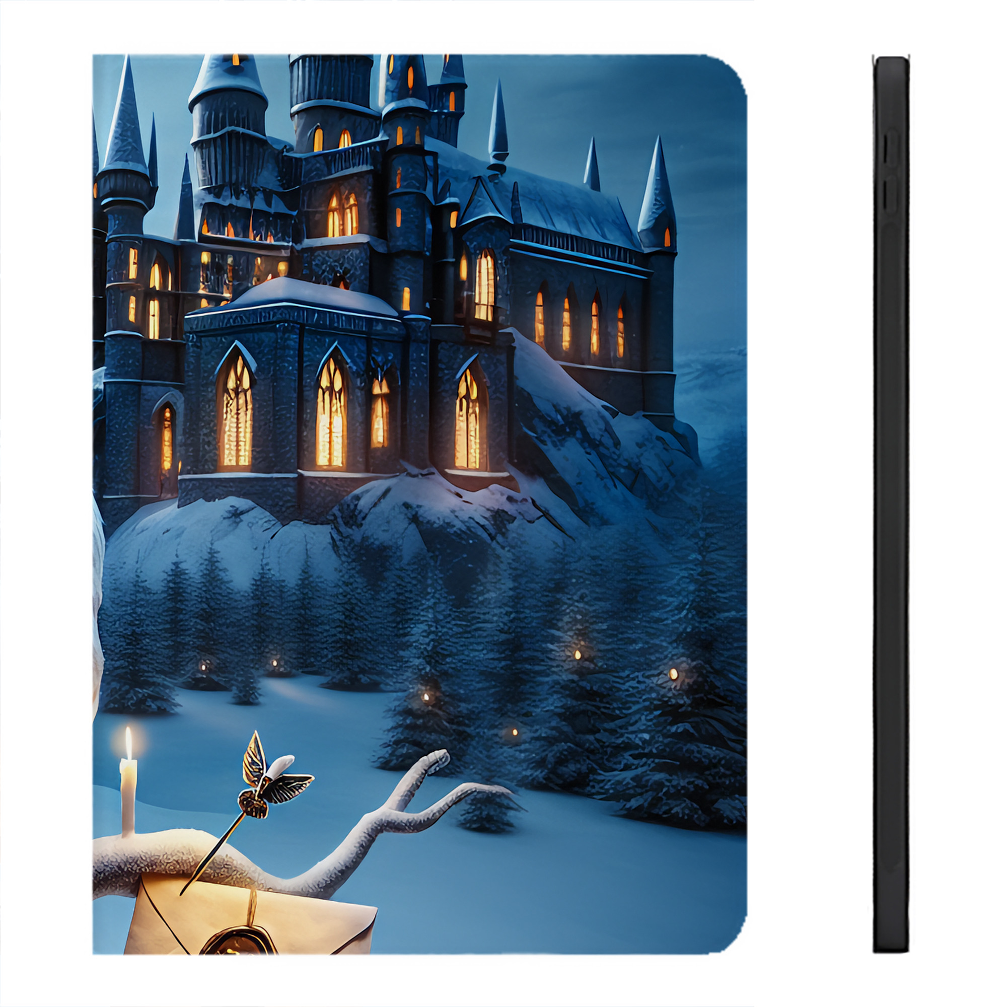 （画像用） Harry Potter ハリー・ポッターシリーズ IPadケース ペンホルダー付き ブックスタイルデザイン
